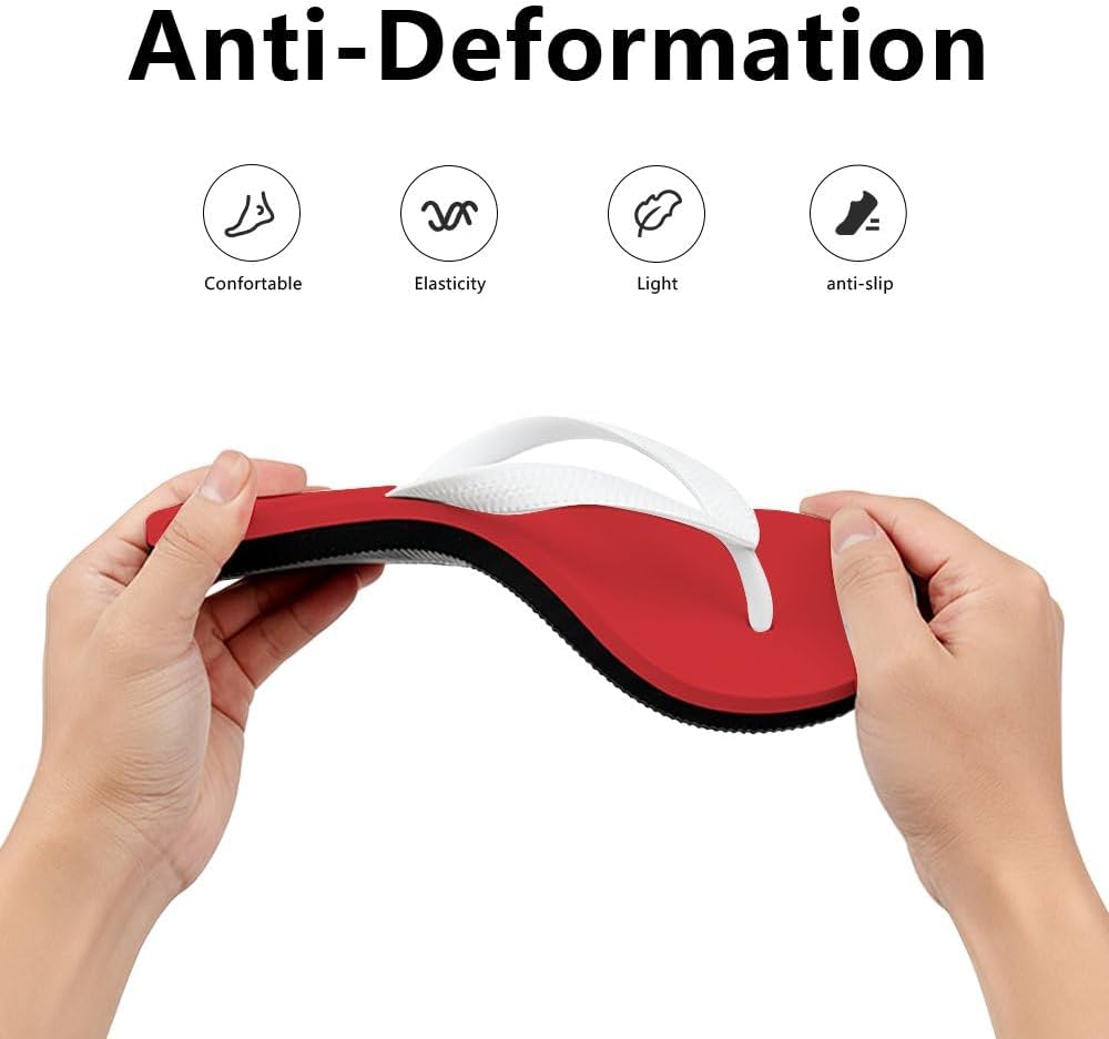 Essential Solid-Color Beach Flip-Flops — view 4