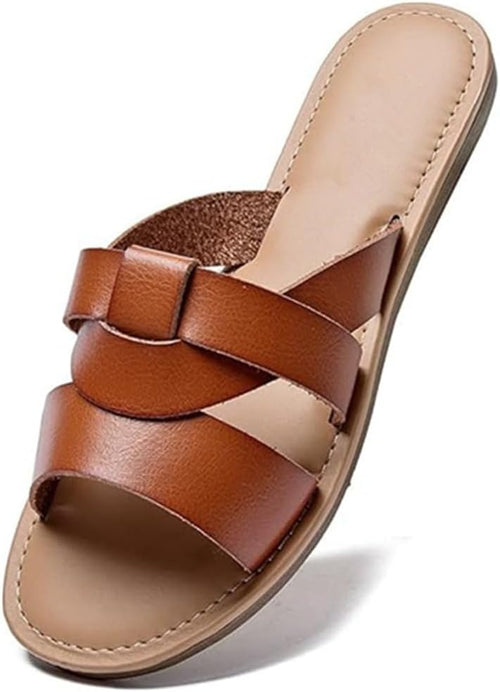 Everyday Woven-Strap Flat Slides — view 1