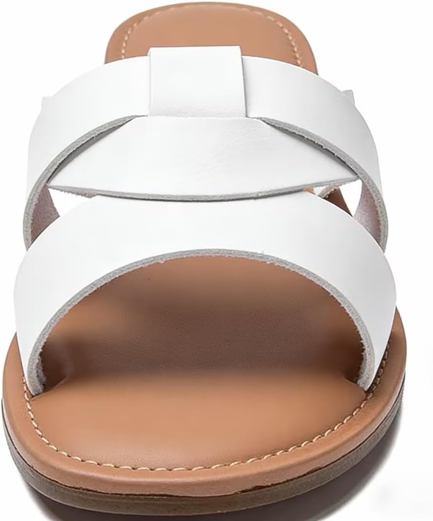 Everyday Woven-Strap Flat Slides — view 2
