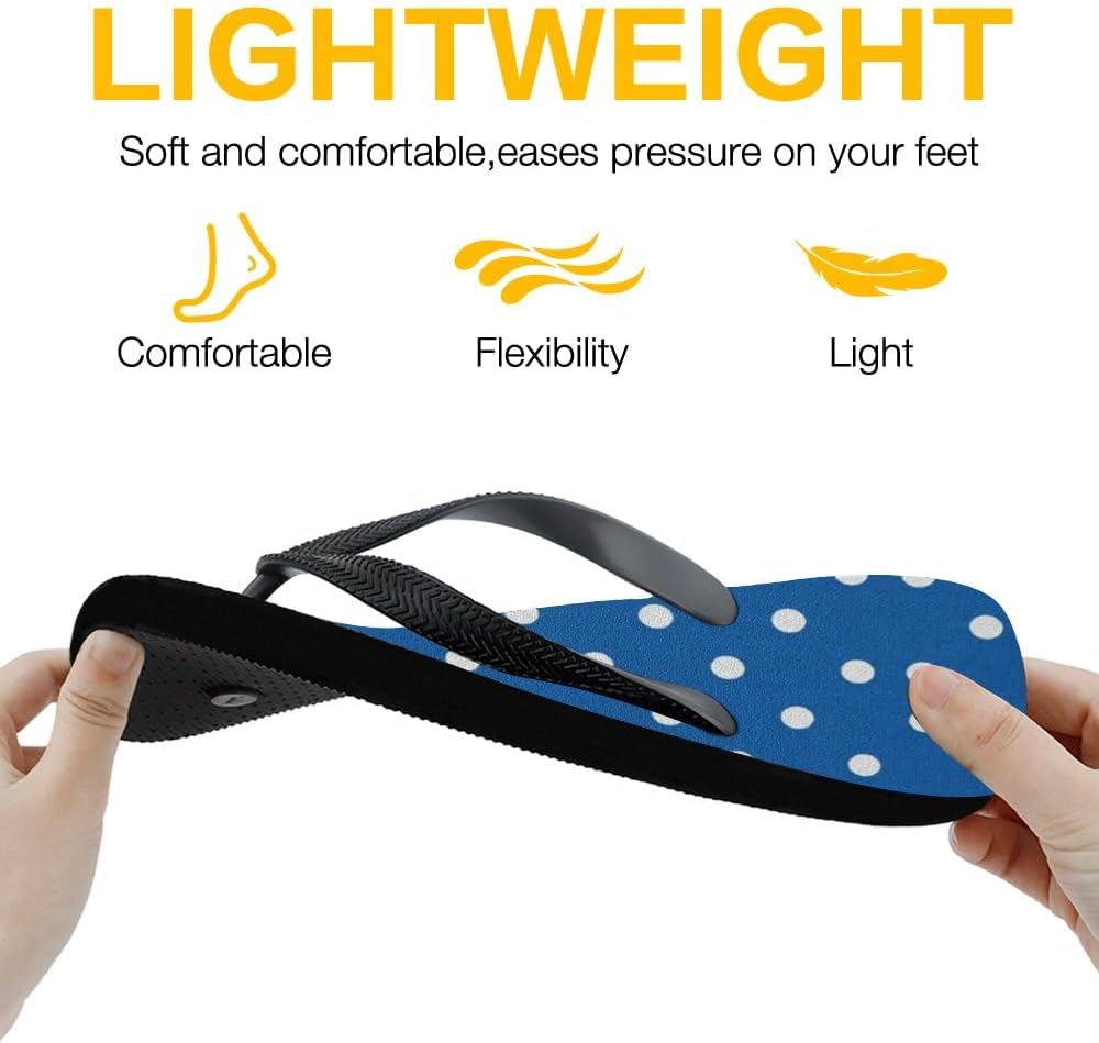 Tropical Pattern Beach Flip-Flops — view 9