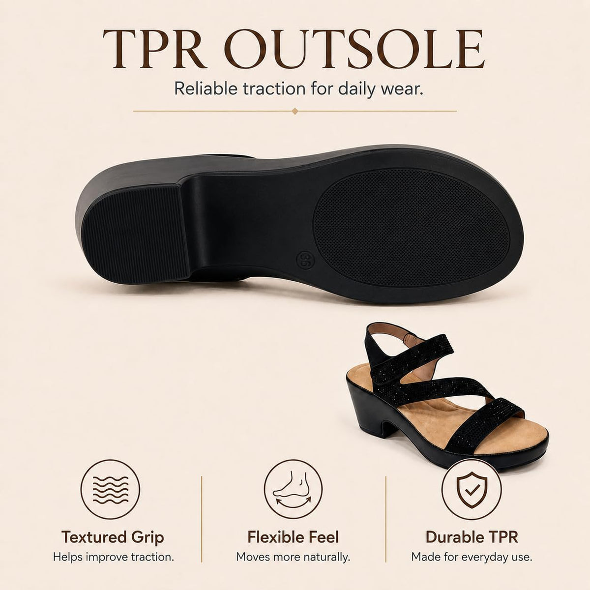 Rhinestone Ankle-Strap Platform Sandals — view 12