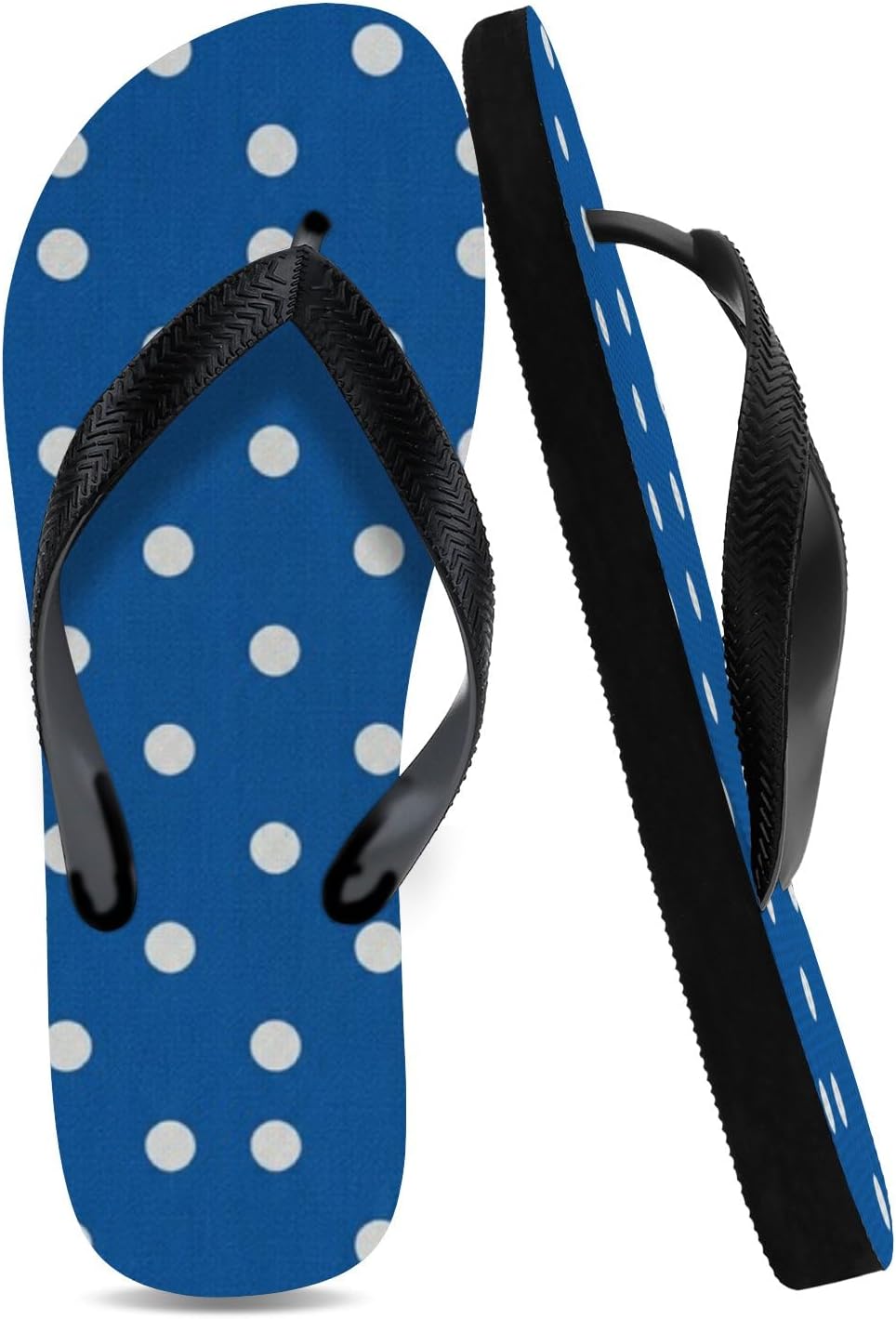 Tropical Pattern Beach Flip-Flops — view 7