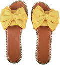 Bow-Accent Flat Slide Sandals — view 1