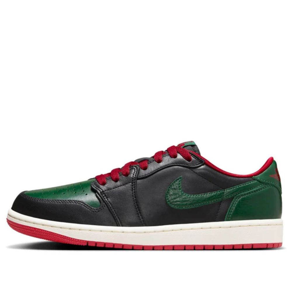 Jordan 1 Retro Low OG Gorge Green Varsity Red (Women's) - CZ0775-036