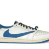 Jordan 1 Retro Low OG SP Fragment x Travis Scott Sail Military Blue DM7866-104