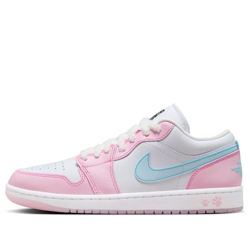 Jordan 1 Low SE Paw Print Pink Foam (Women's) - HM3706-141