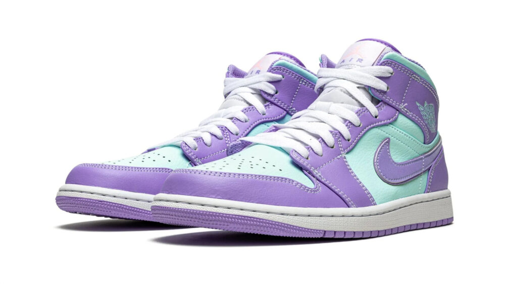 Air Jordan 1 Mid "Purple Pulse / Glacier Blue" 640734-500
