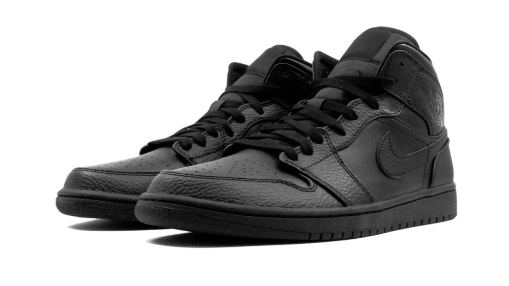 Air Jordan 1 Mid "Triple Black" 554724-091