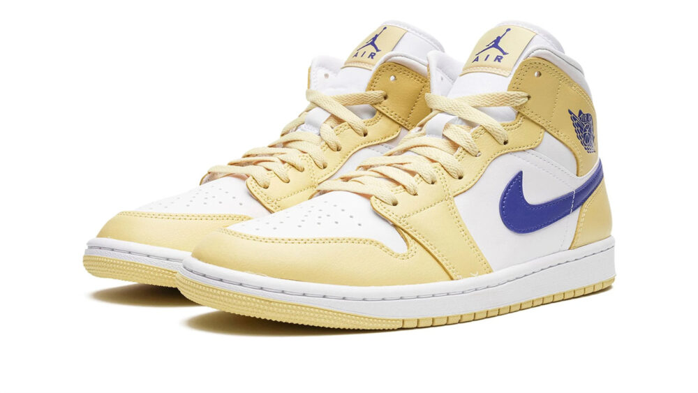 AIR JORDAN 1 MID WMNS "Lemon Wash" BQ6472-701