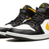 Air Jordan 1 Mid "White / Pollen / Black" 554725-177
