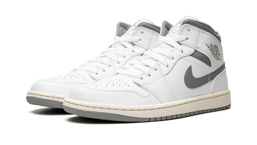 Air Jordan 1 Mid "White / Stealth Grey" 554725-135