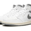 Air Jordan 1 Mid "White / Stealth Grey" 554725-135
