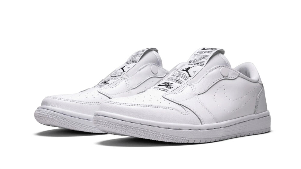 AIR JORDAN 1 RET LO SLIP WMNS "TRIPLE WHITE" AV3918-100