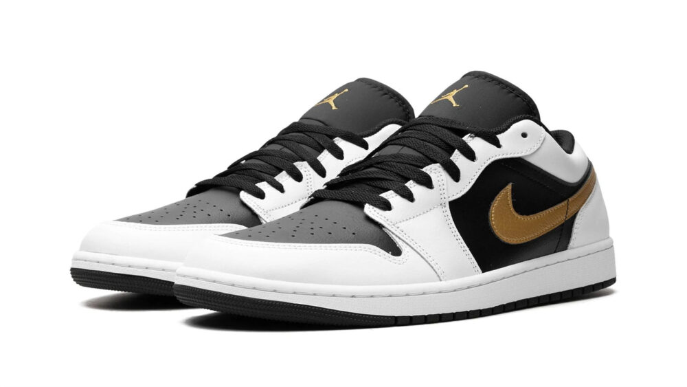 Air Jordan 1 Low "Gold Swoosh" 553558-172