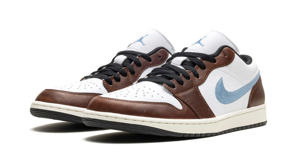 Air Jordan 1 Low SE "Embroidered Swoosh - Mocha" FQ7832-142